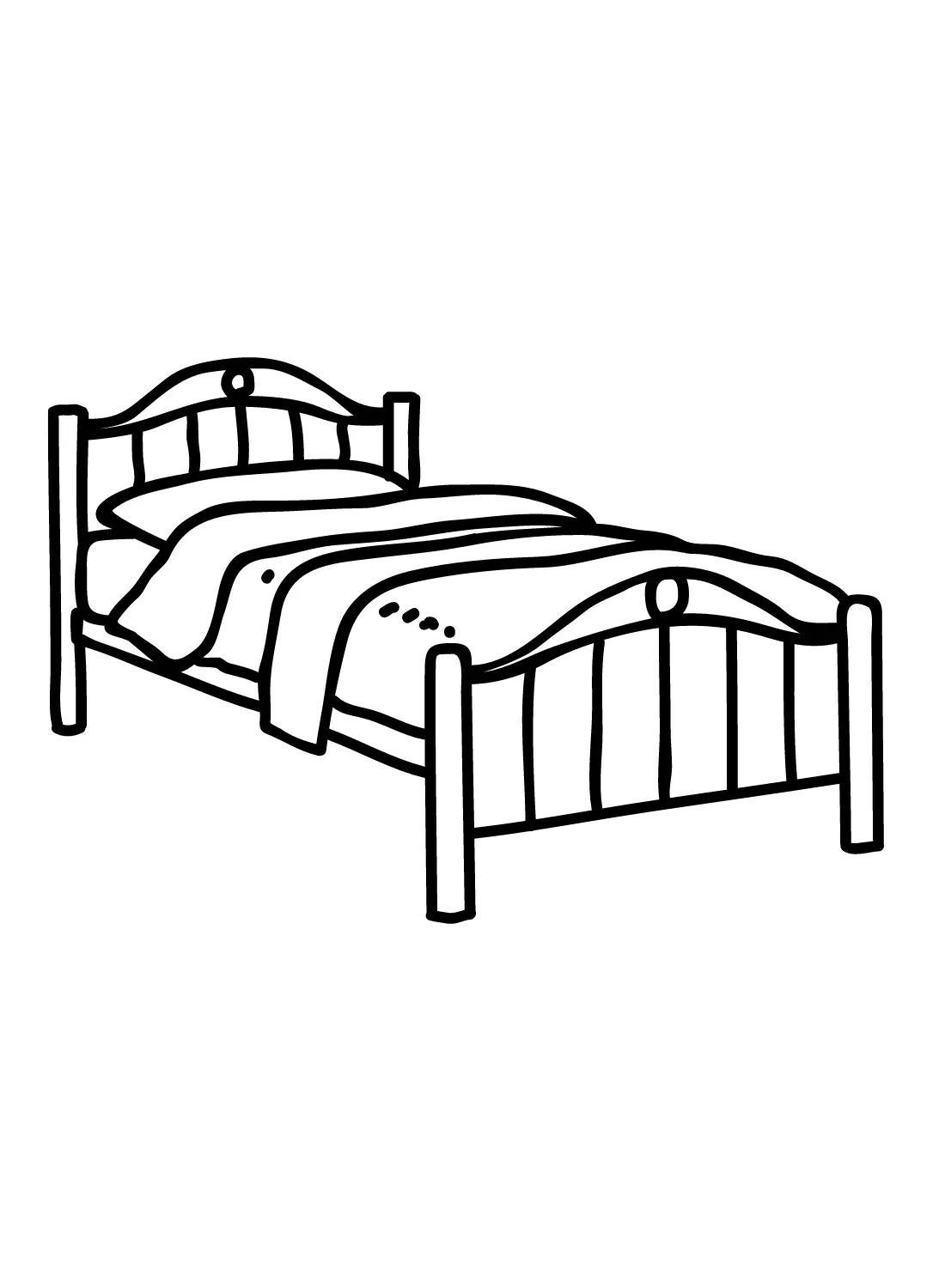 Bed Coloring Pages 20