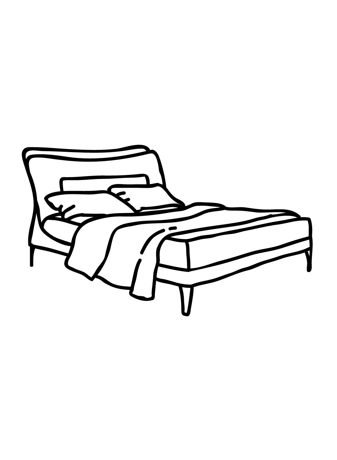 Bed Coloring Pages 26