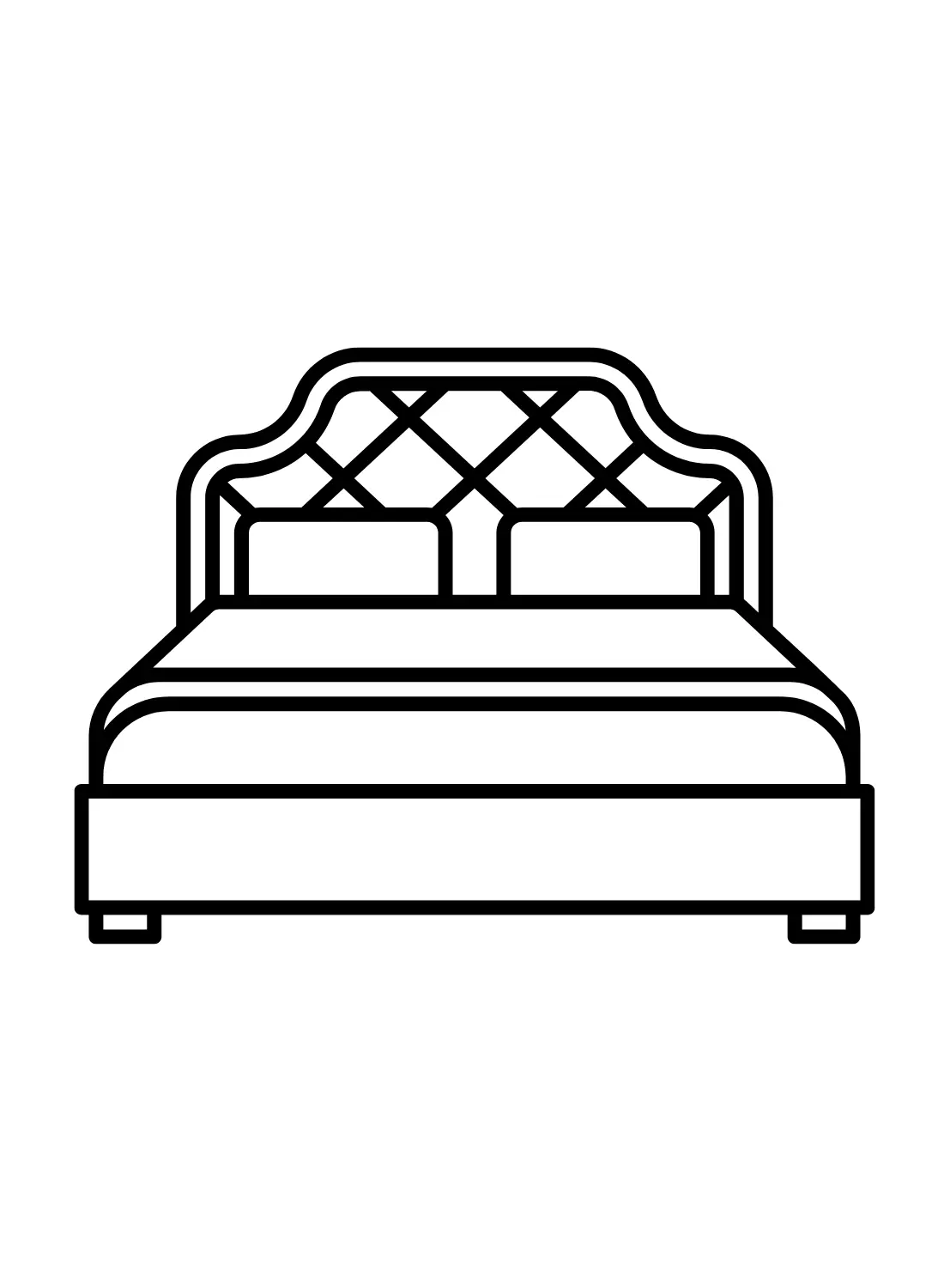 Bed Coloring Pages 30