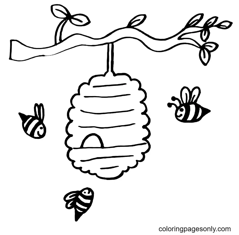 Bienen Ausmalbilder 27