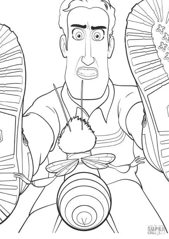 Bee Movie Coloring Pages 14