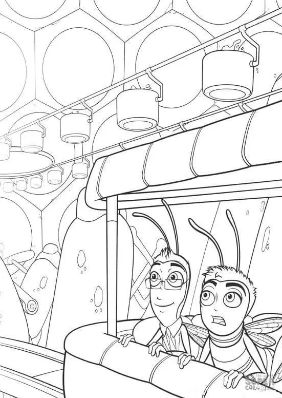 Bee Movie Coloring Pages 15