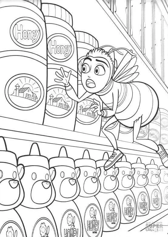 Bee Movie Coloring Pages 17