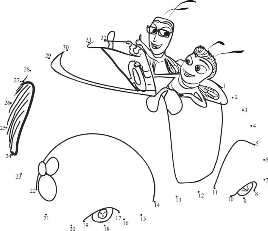 Bee Movie Coloring Pages 28