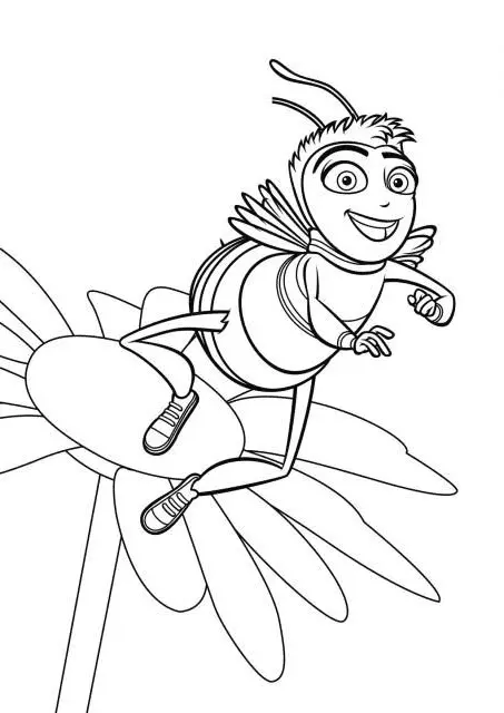 Bee Movie Coloring Pages 3