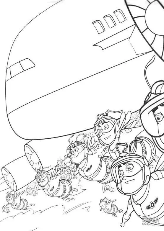 Bee Movie Coloring Pages 30