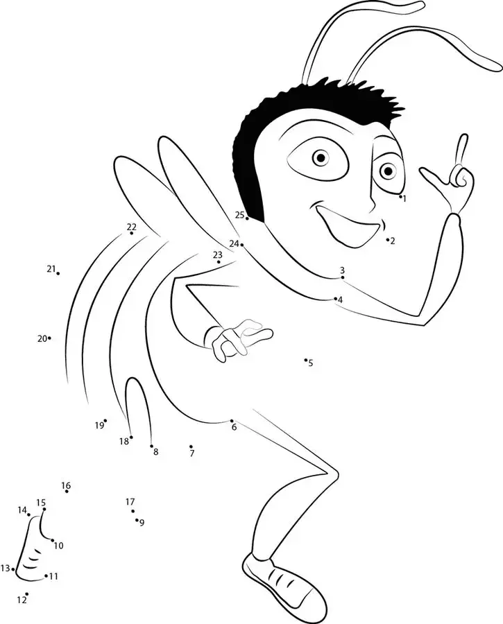 Bee Movie Coloring Pages 35