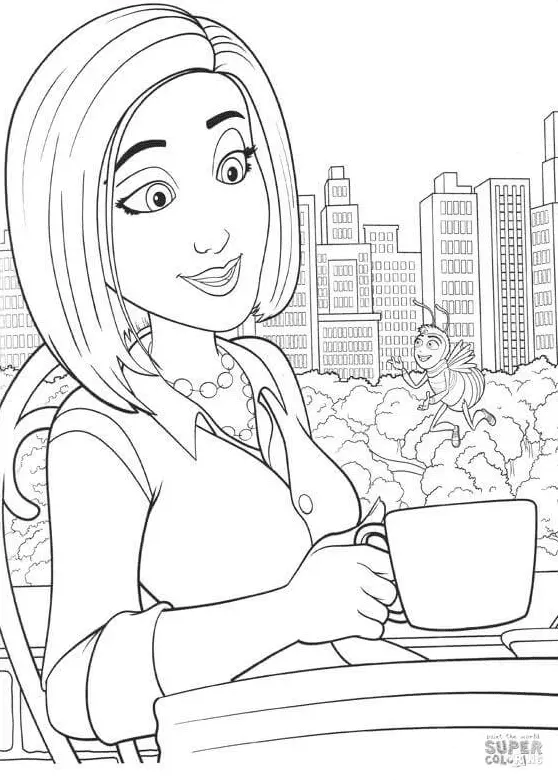 Bee Movie Coloring Pages 36