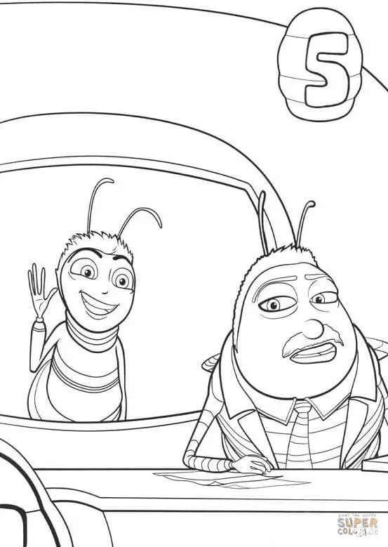 Bee Movie Coloring Pages 39