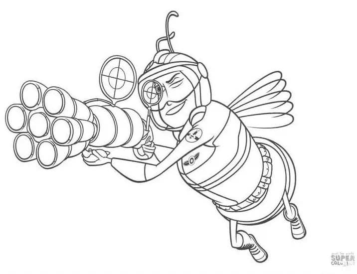 Bee Movie Coloring Pages 41
