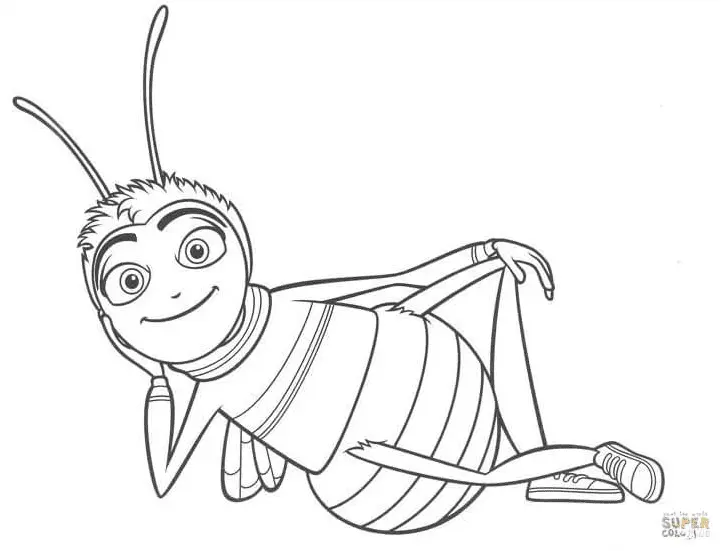 Bee Movie Coloring Pages 6