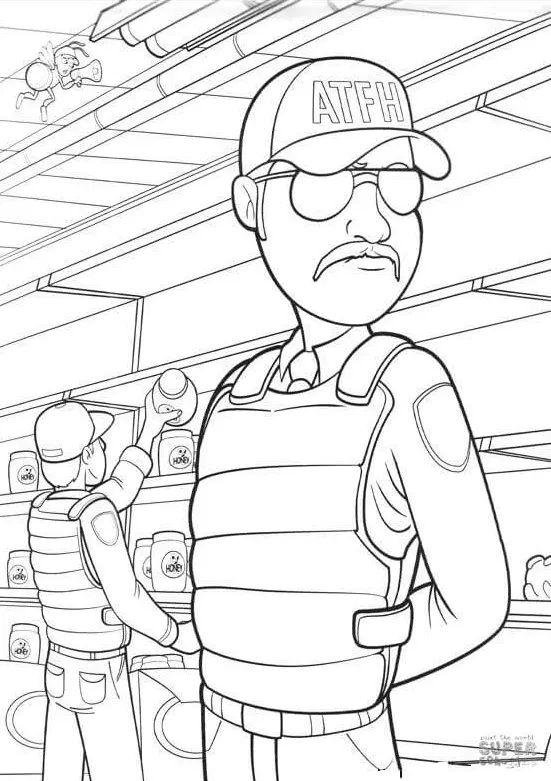 Bee Movie Coloring Pages 8