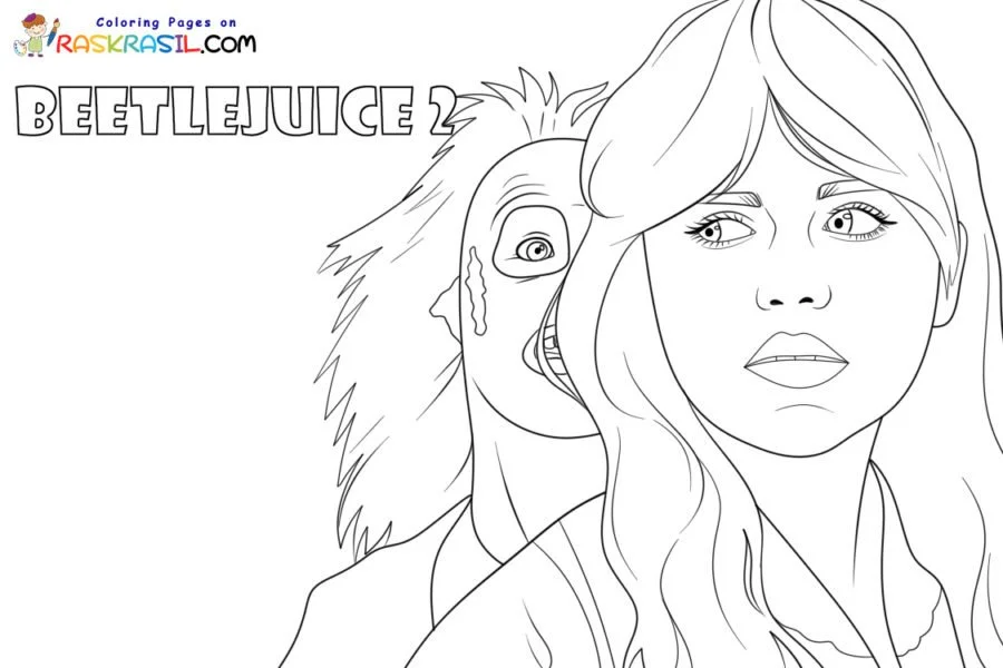 Beetlejuice 2 Para Colorear 1