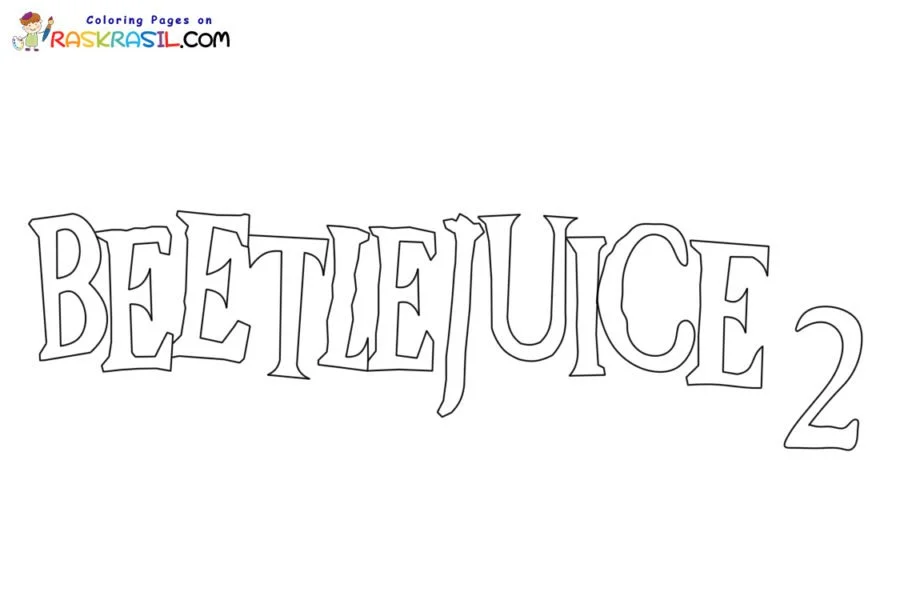 Beetlejuice 2 Para Colorear 6