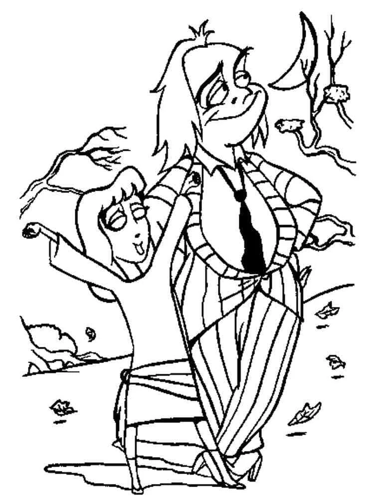 Beetlejuice Coloring Pages
