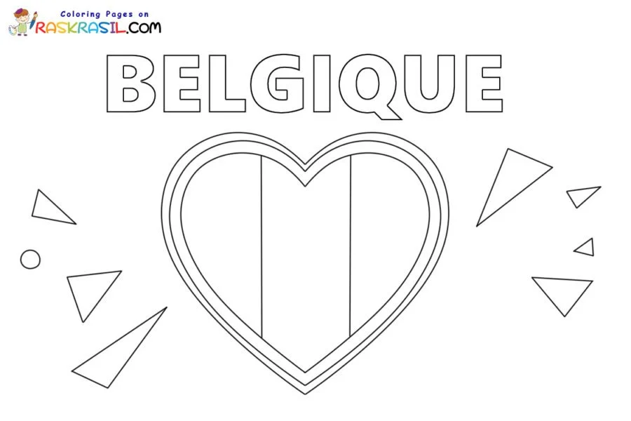 Desenhos de Belgica Para Colorir 11