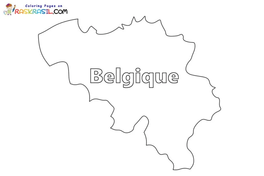 Desenhos de Belgica Para Colorir 3