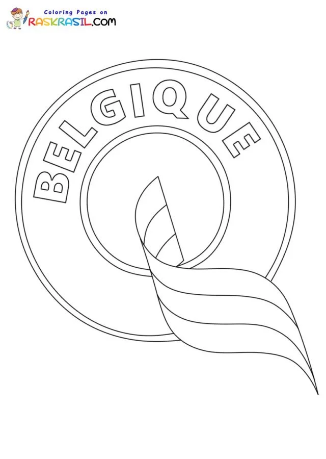 Desenhos de Belgica Para Colorir 5