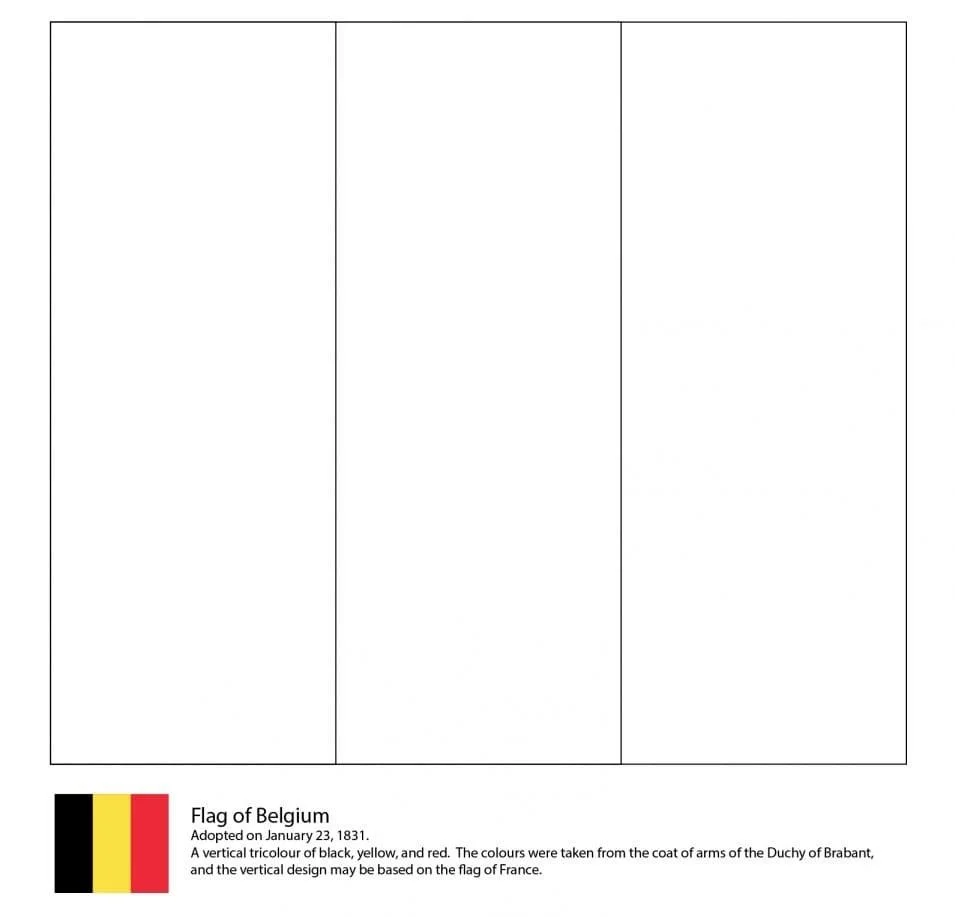 Desenhos de Belgica Para Colorir 9
