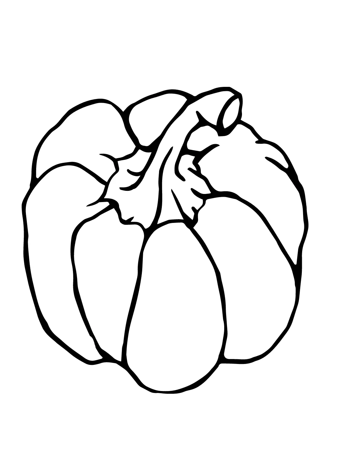 Pimiento Para Colorear 14