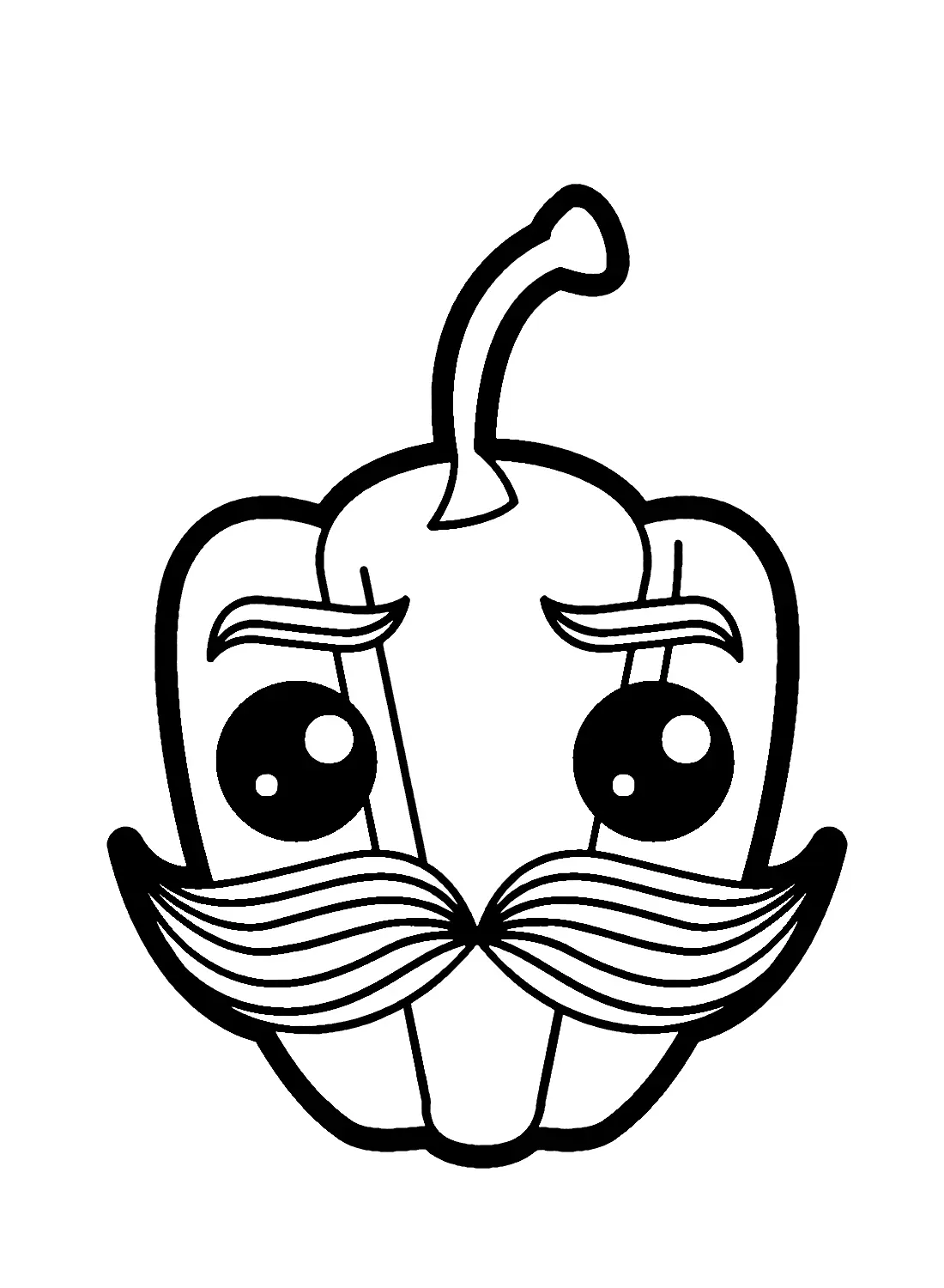 Pimiento Para Colorear 29
