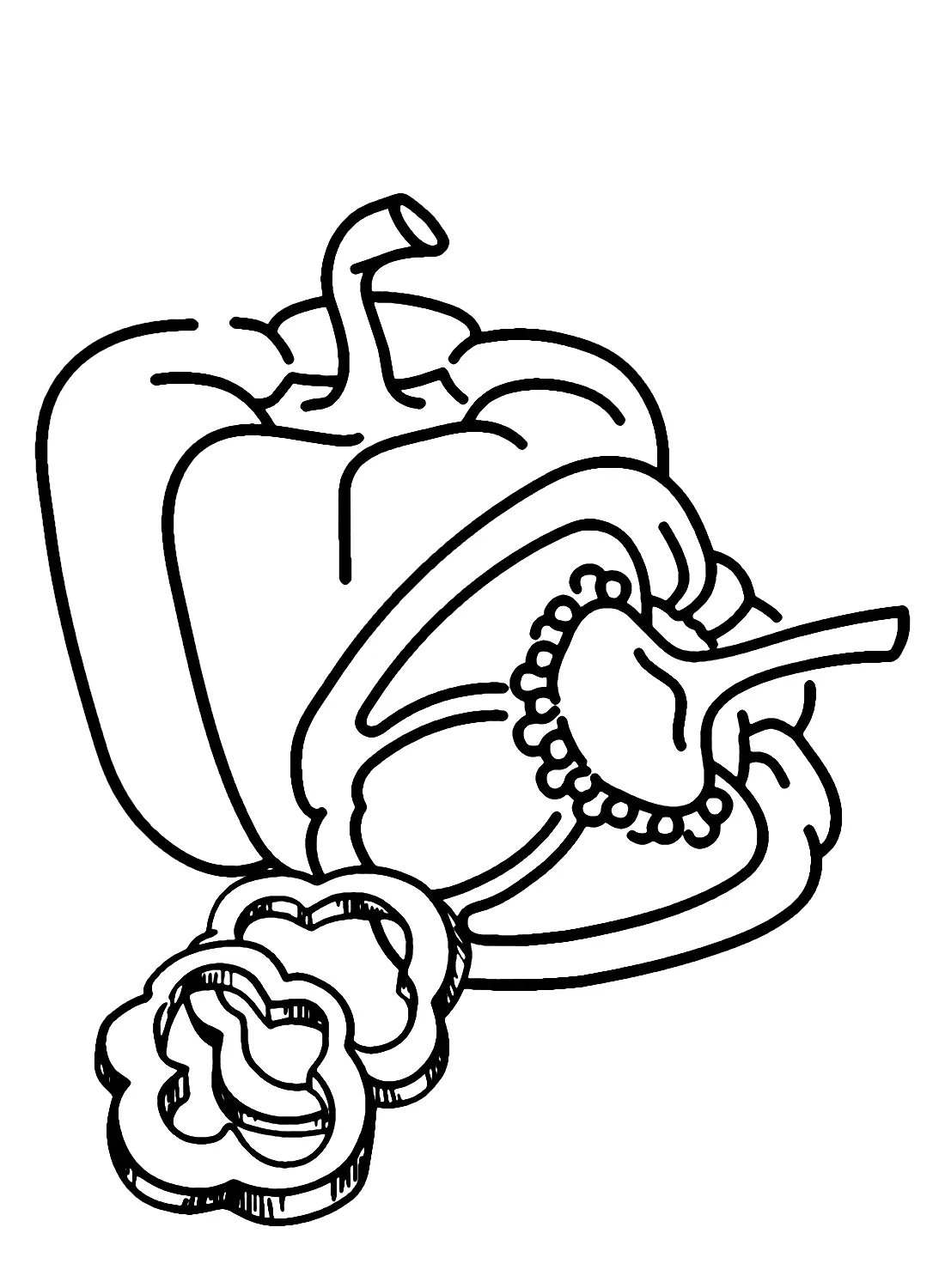 Pimiento Para Colorear 31