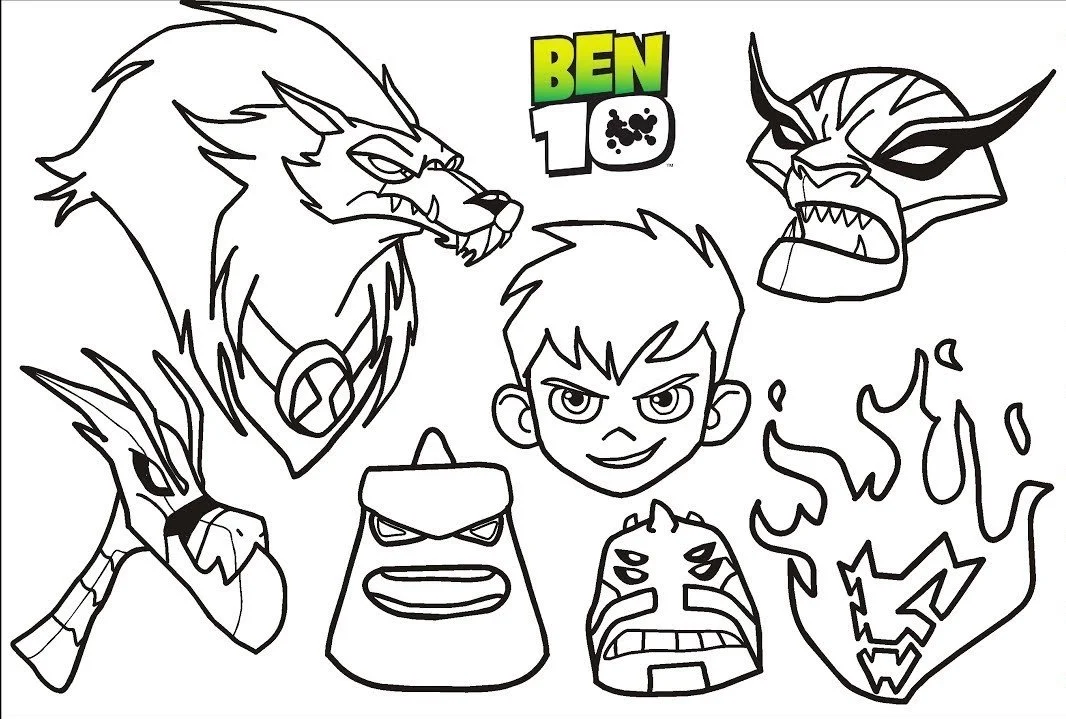 Ben 10 Coloring Pages 16