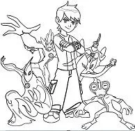 Ben 10 Coloring Pages 32