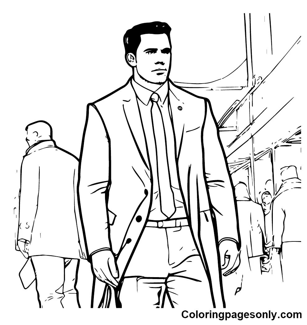 Ben Affleck Coloring Pages 11