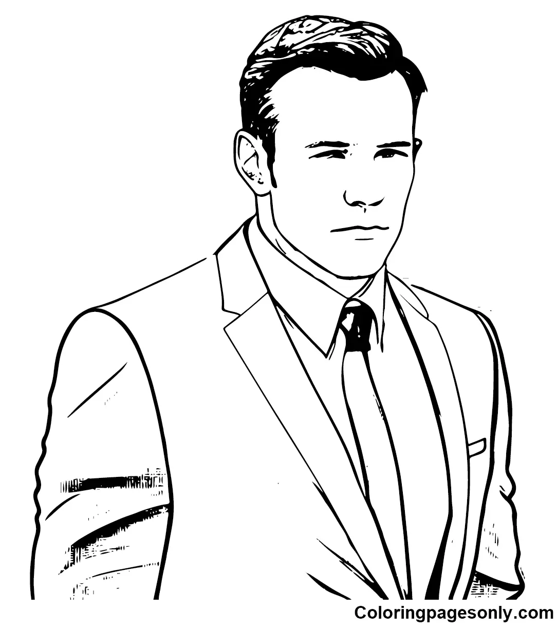 Ben Affleck Coloring Pages 19