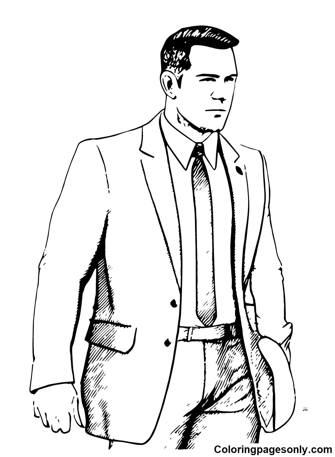 Ben Affleck Coloring Pages 20