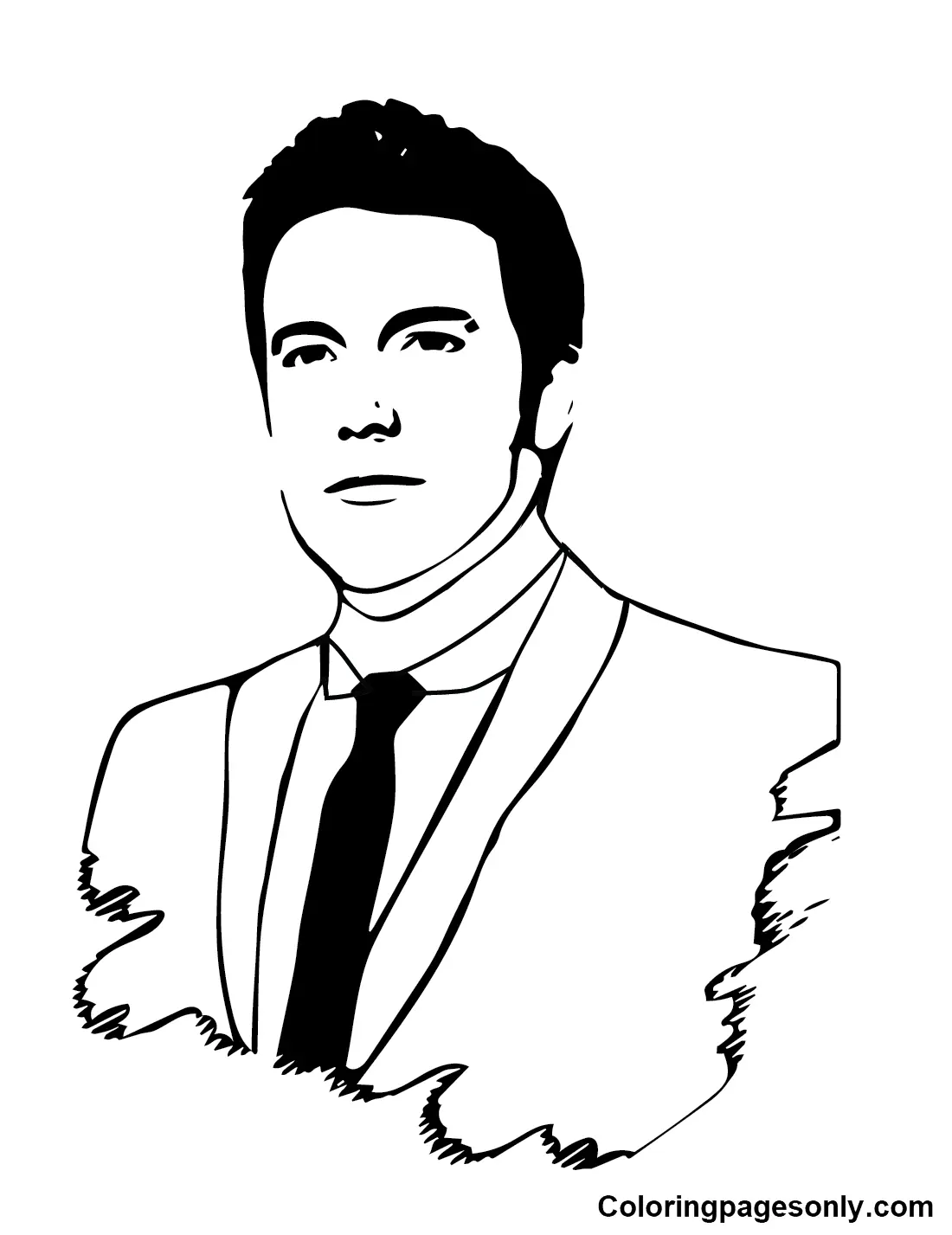 Ben Affleck Coloring Pages 3
