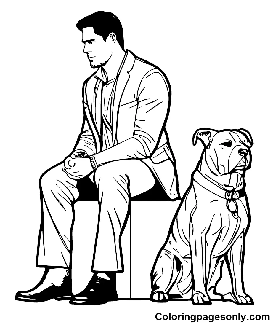 Ben Affleck Coloring Pages 7