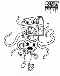 Bendy Ausmalbilder 1