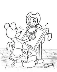 Bendy Ausmalbilder 15