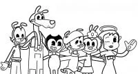 Bendy Ausmalbilder 3