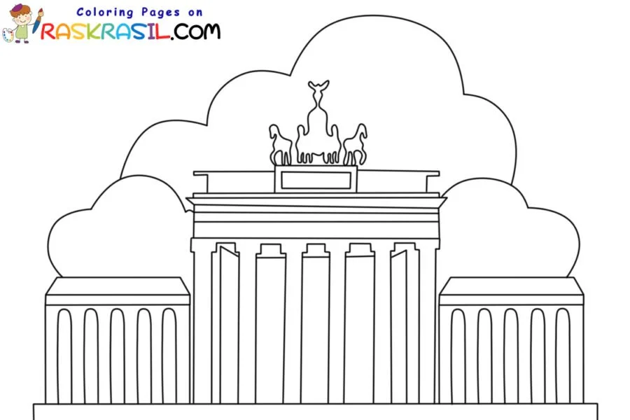 Desenhos de Berlim Para Colorir 16