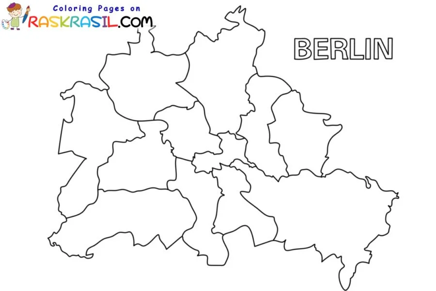 Desenhos de Berlim Para Colorir 3