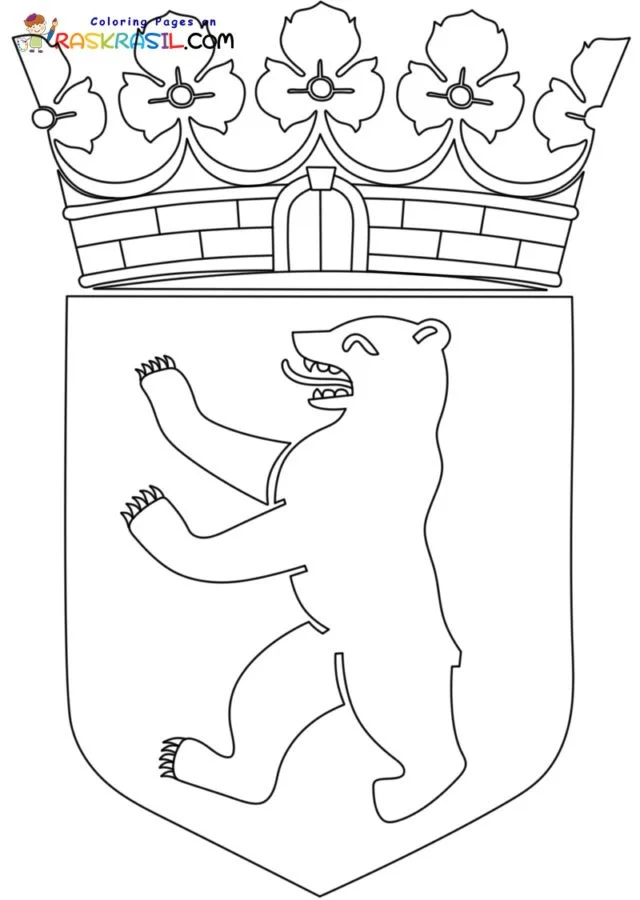 Desenhos de Berlim Para Colorir 5