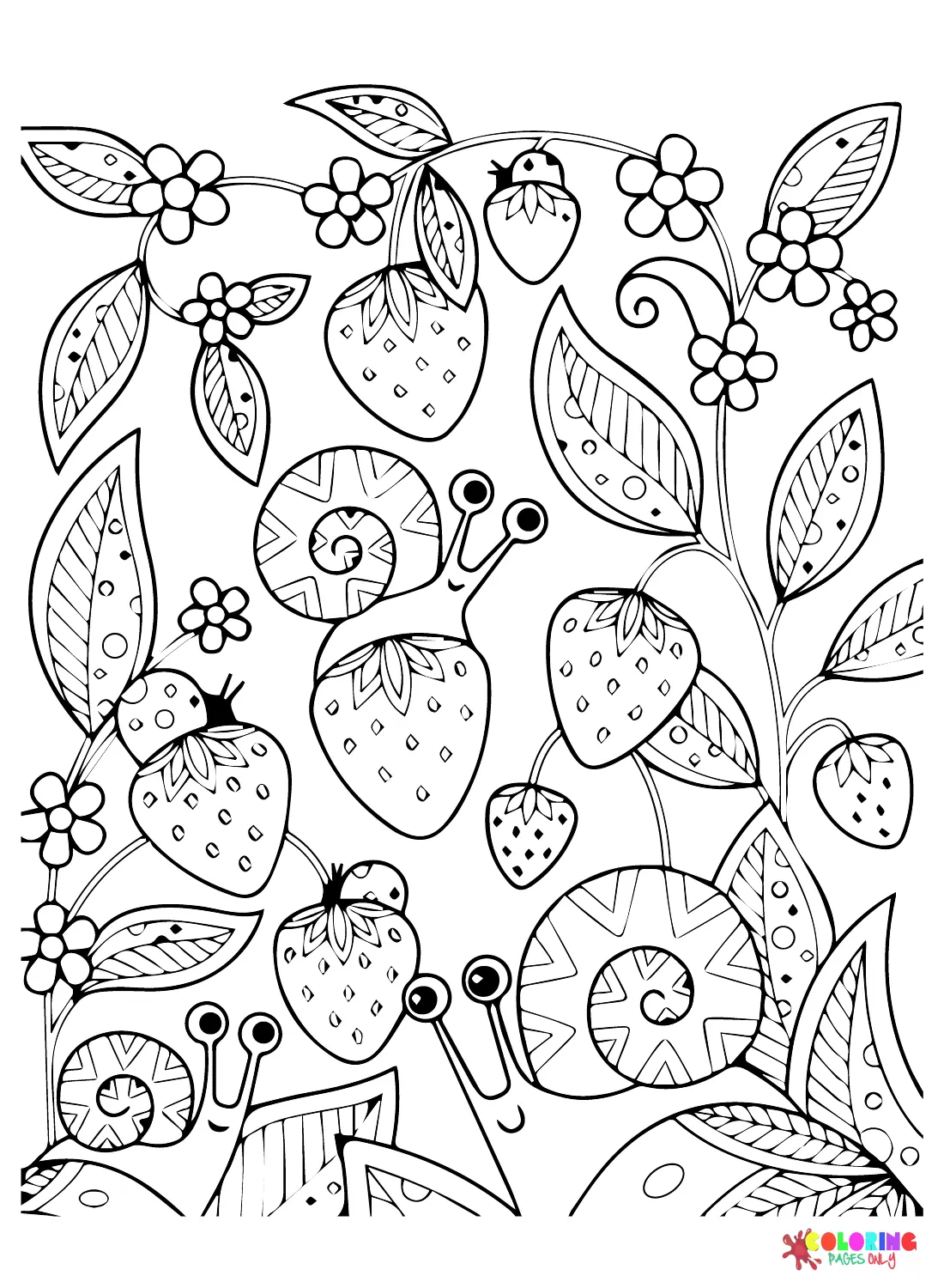 Bayas Para Colorear 11