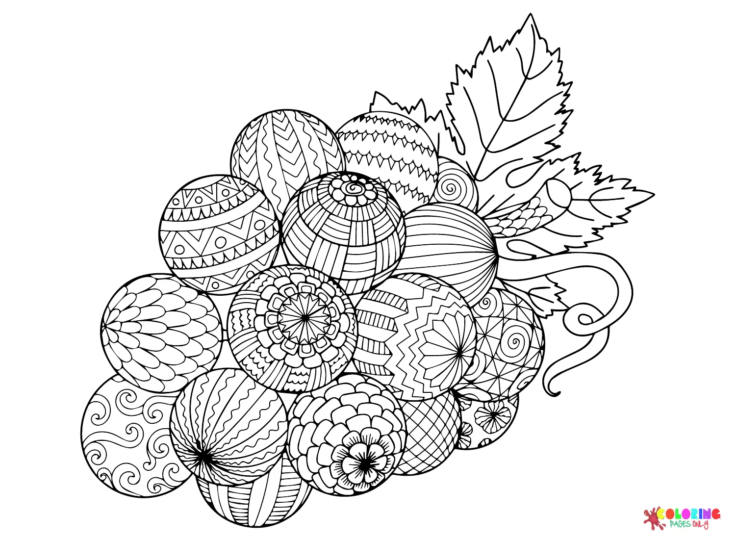Bayas Para Colorear 16