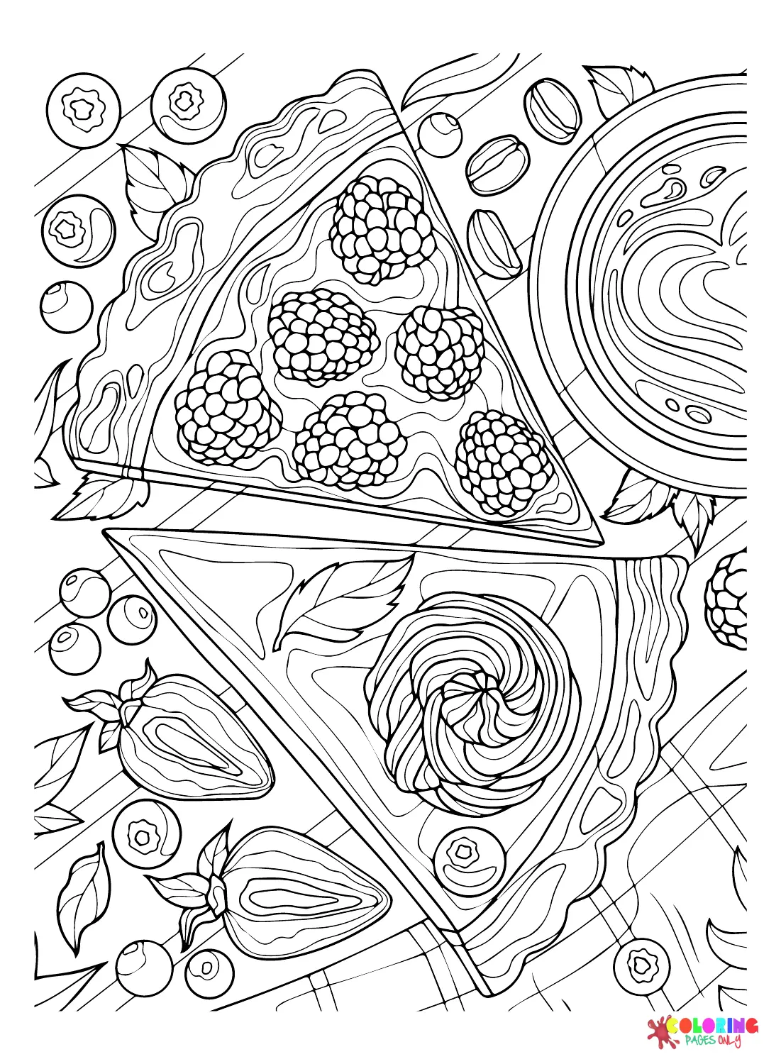 Bayas Para Colorear 18