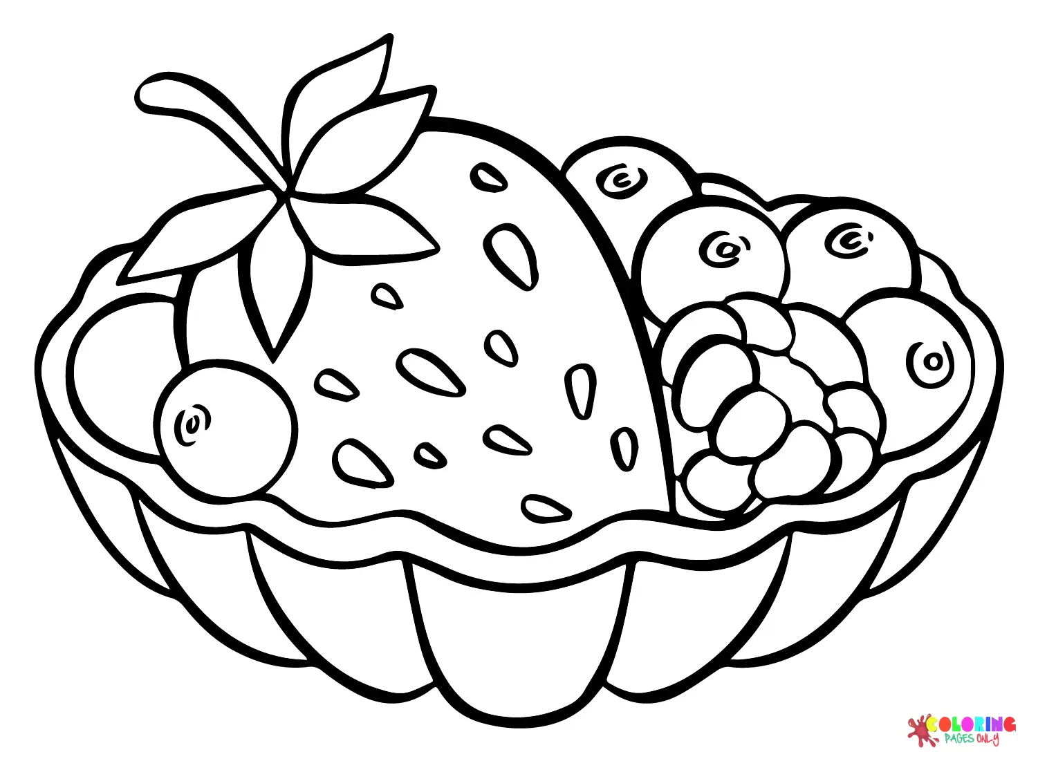 Bayas Para Colorear 2