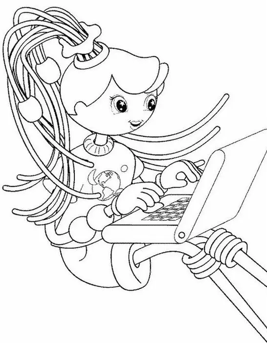 Betty Spaghetty Para Colorear 11