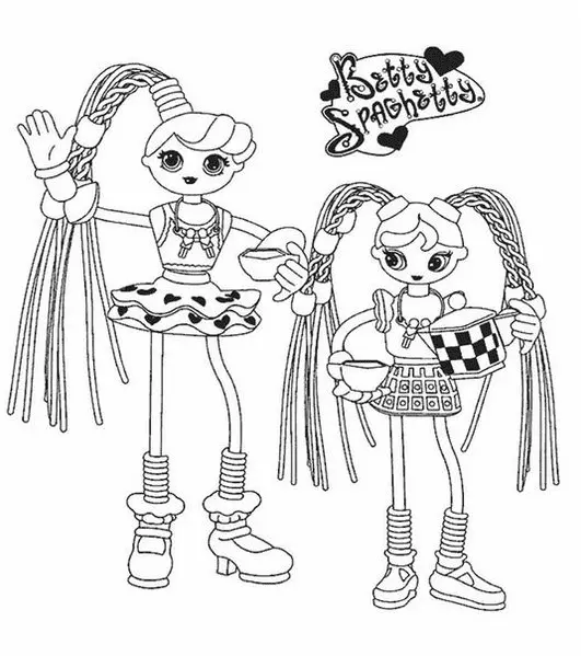 Betty Spaghetty Para Colorear 12