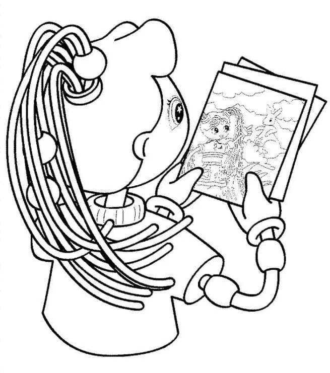 Betty Spaghetty Para Colorear 13