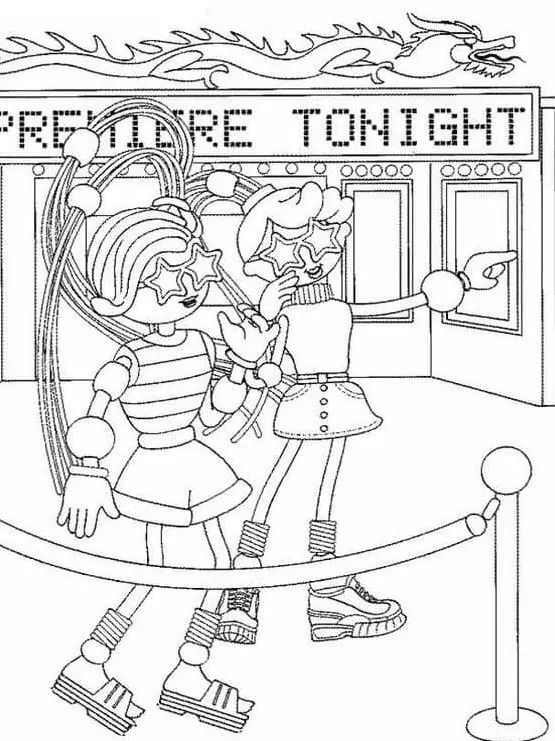 Betty Spaghetty Para Colorear 14