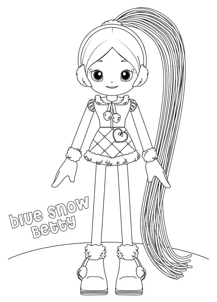Betty Spaghetty Para Colorear 21