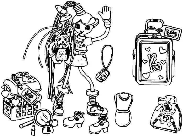Betty Spaghetty Para Colorear 23