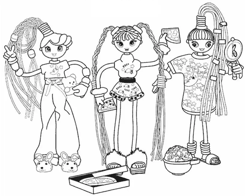 Betty Spaghetty Para Colorear 3